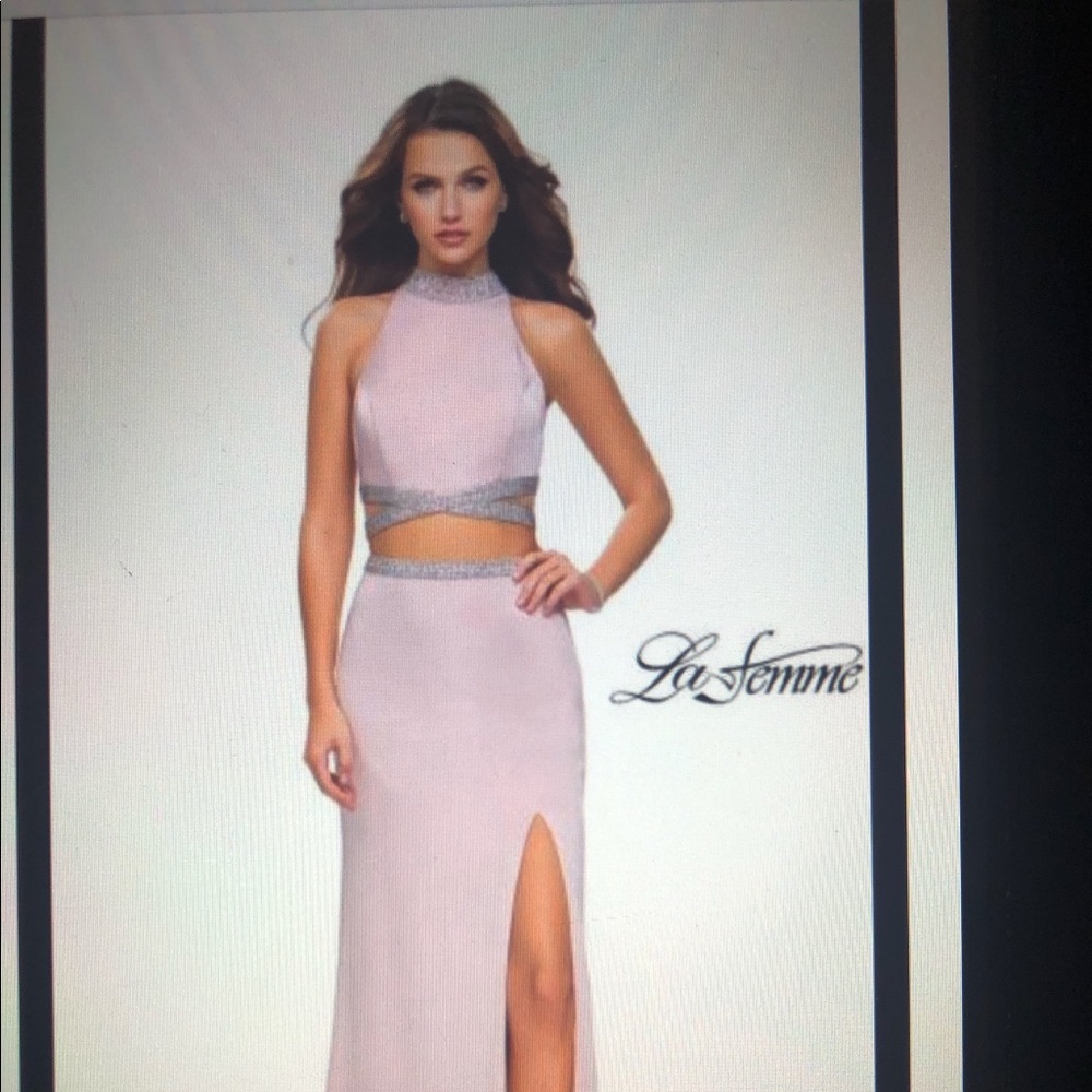 La Femme Blush Dress